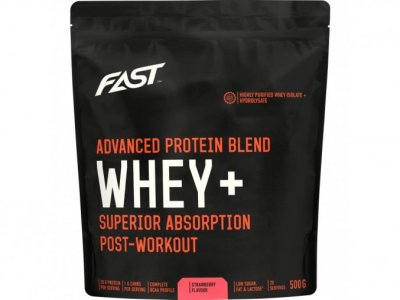Fast Práškový Protein Whey + Jahoda 500g 1 x 500 g