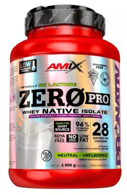 Amix ZeroPro Protein, Bílá čokoláda 1000g