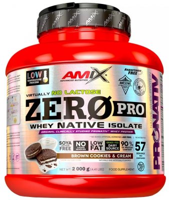 Amix ZeroPro Protein, Jahoda 2000 g