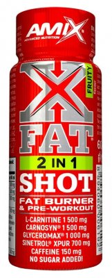 Amix XFat 2v1 Shot, Fruity 60ml