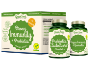 GreenFood Nutrition Strong Immunity & Probiotics + Pillbox 2 x 60 kapslí