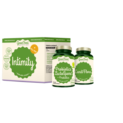 GreenFood Nutrition Intimity + Pillbox 150 kapslí