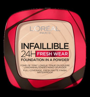 Loreal Paris Infaillible Fresh Wear 24h make-up v pudru 20 Ivory 9g Loreal Paris Infaillible Fresh Wear 24h make-up v pudru 20 Ivory 9g