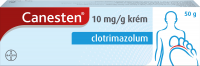 Canesten 10 mg/g krém, 50g