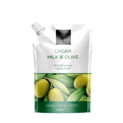 Gabriella Salvete Tekuté mýdlo Milk & Olive Náplň 500ml