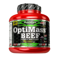 Amix OptiMass Beef Gainer, Double Fudge Chocolate, 2500g