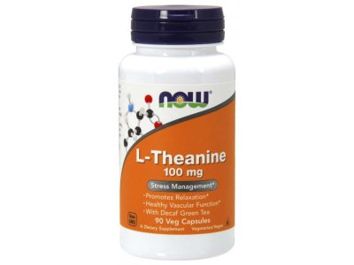 Now Foods L-Theanine 100mg 90 kapslí