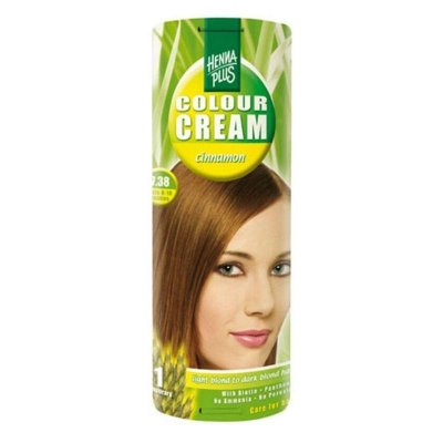 Henna Plus Přírodní barva na vlasy krémová skořicová 7.38 60 ml