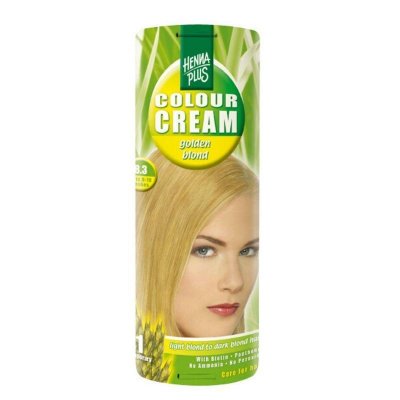Henna Plus Přírodní barva na vlasy krémová zlatá blond 8.3 60 ml