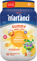 Marťánci Walmark Gummy JARO-LÉTO želatinové tablety 50 ks