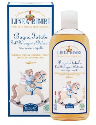 Helan Linea BIMBI Dětský mycí gel a šampon v jednom bio 250ml