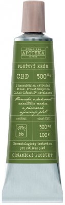 Organická apotéka CBD pleťový krém 30ml