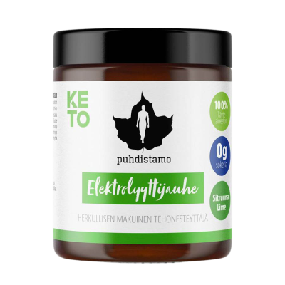 Puhdistamo Electrolyte Powder Lemon Lime 120g