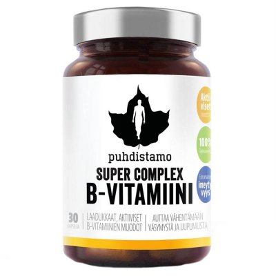 Puhdistamo Super Vitamin B-Complex 30 kapslí