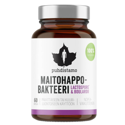Puhdistamo Lactic Acid Bacteria Boulardii 60 kapslí