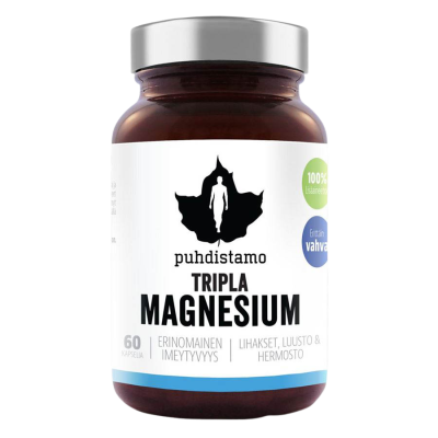 Puhdistamo Triple Magnesium 60 kapslí Puhdistamo Triple Magnesium 60 kapslí