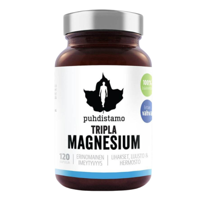 Puhdistamo Triple Magnesium 120 kapslí
