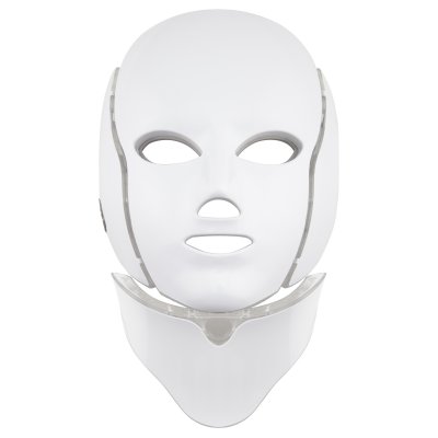 Palsar7 Ošetřující LED maska na obličej a krk bílá