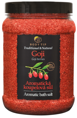 Body Tip Aromatická koupelová sůl Goji - 1500g