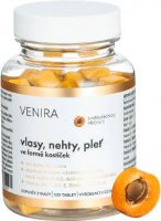 Venira Vlasy, nehty, pleť ve formě kostiček Meruňka 120 tablet