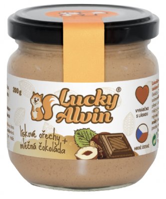 Lucky Alvin Lískooříškový krém s mléčnou čokoládou 200 g