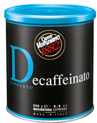 Vergnano Dec Káva mletá bezkofeinová 250 g