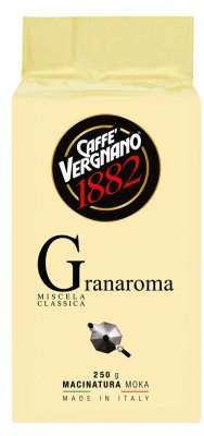Vergnano Granaroma Káva mletá vacuum 250 g
