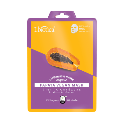 L'biotica Papaya vegan Maska
