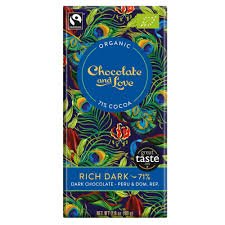 Chocolate and Love Rich Dark 71%, BIO čokoláda 80g