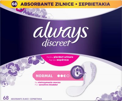 Always Inkontinenční intimky Regular 68ks