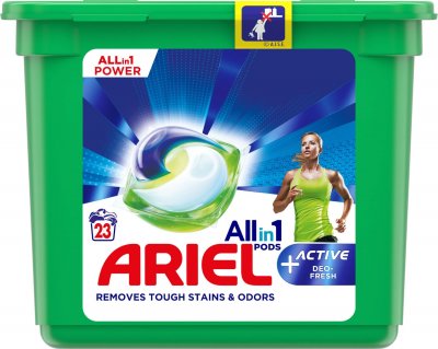 Ariel gelové kapsle Active Deo Fresh 23ks