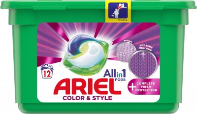 Ariel gelové kapsle Fiber Protection 12ks