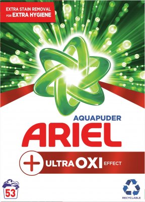 Ariel prací prášek Ultra Oxi Effect (53 pracích dávek), 3,975kg 3.975 kg