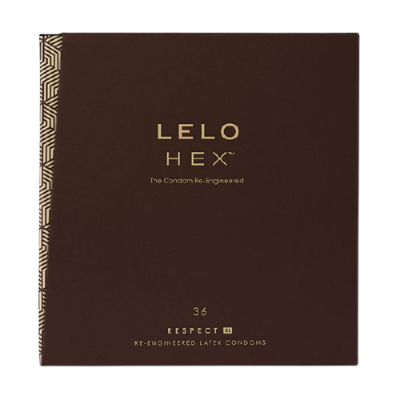 Lelo Kondomy HEX Condoms Respect 36ks