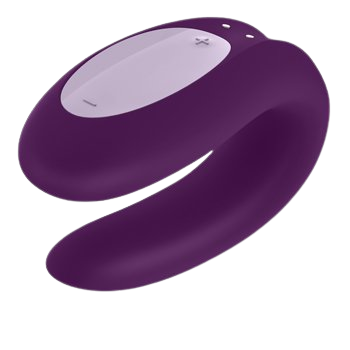 Satisfyer Párový vibrátor Double Joy fialový Satisfyer Párový vibrátor Double Joy fialový