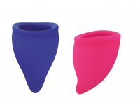 FunFactory Fun Factory Menstruační kalíšky Fun Cup Explore Kit new růžový a modrý 2 ks