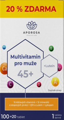 Aporosa Multivitamin pro muže 45+, 120 tablet