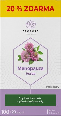 Aporosa Menopauza Herba, 100+20 kapslí