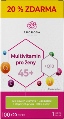 Aporosa Multivitamin pro ženy 45+, 100+20 tablet