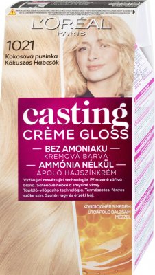 L'Oréal Paris ĽOréal Paris Casting Crème Gloss 1021 Blond světlá perleťová