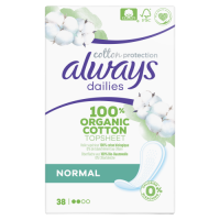 Always Dailies Cotton Protection Intimky Normal 38ks