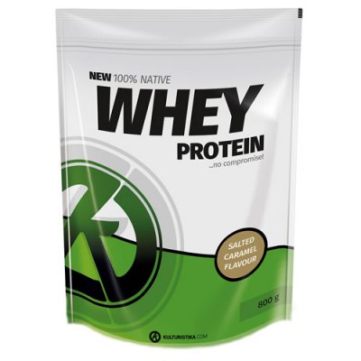 Kulturistika.com New 100% Whey Protein Slaný karamel 800g