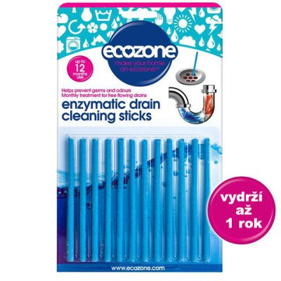 Ecozone Tyčinky na čištění odpadů 12 ks