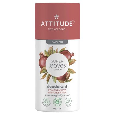 ATTITUDE Super leaves Přírodní tuhý deodorant – granátové jablko a zelený čaj 85g