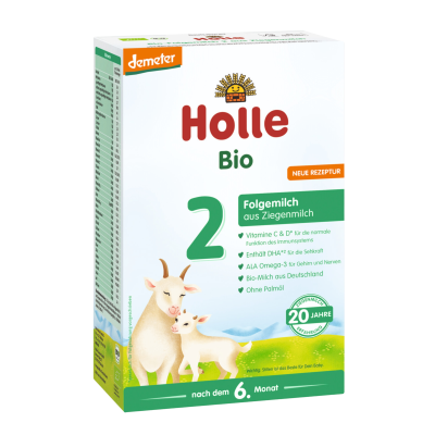 Holle Bio dětská mléčná výživa na bázi kozího mléka 2 pokračovací formule 400 g Holle Bio dětská mléčná výživa na bázi kozího mléka 2 pokračovací formule 400 g