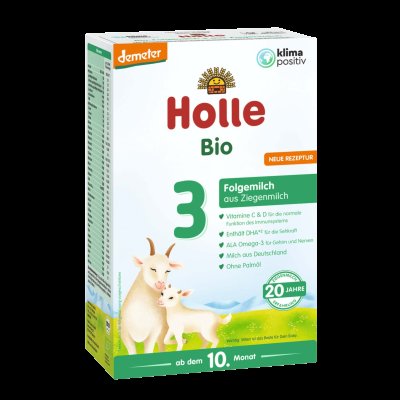Holle bio mléčná výživa pokračovací na bázi kozího mléka 3 od 10. měsíce 400 g Holle bio mléčná výživa pokračovací na bázi kozího mléka 3 od 10. měsíce 400 g