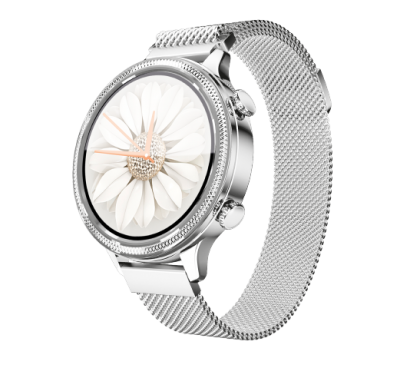Aligator Chytré hodinky Watch Lady stříbrné
