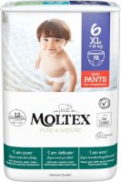 Moltex Pure & Nature Natahovací plenkové kalhotky XL 14+kg 18 ks