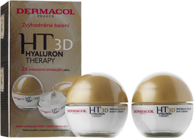 Dermacol Duopack HT3D denní + noční krém 2x50ml