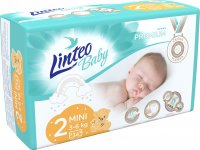 Linteo Baby Plenky Prémium Mini (3-6kg) 34ks